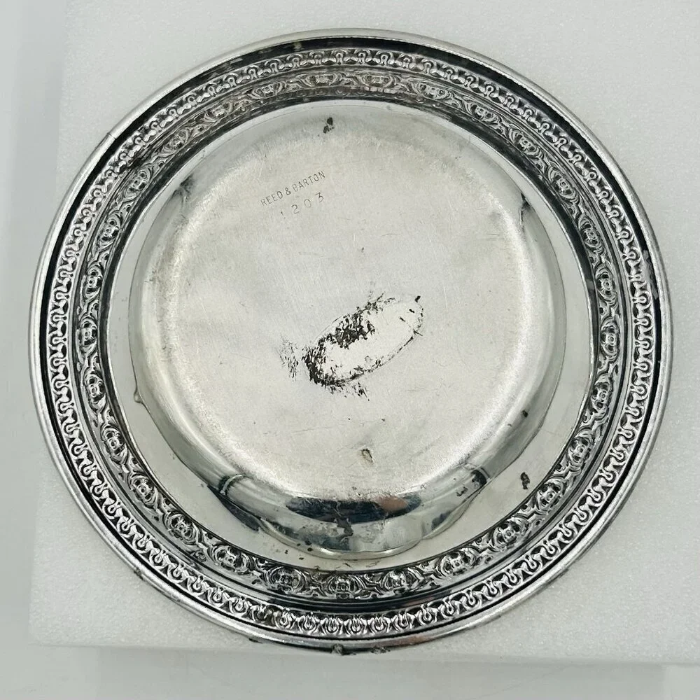 Vintage Reed & Barton #1203 Silverplated Dish Bowl 6.25”
